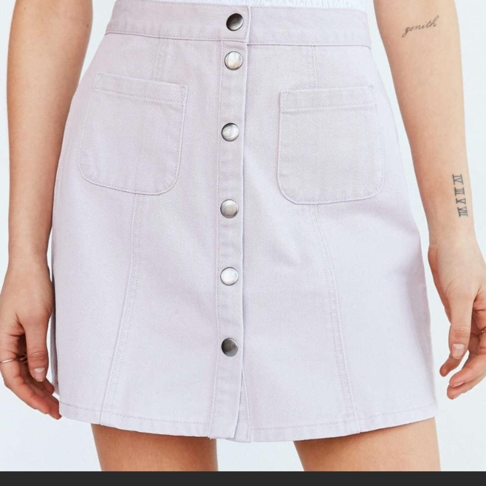 BDG lilac mini skirt
